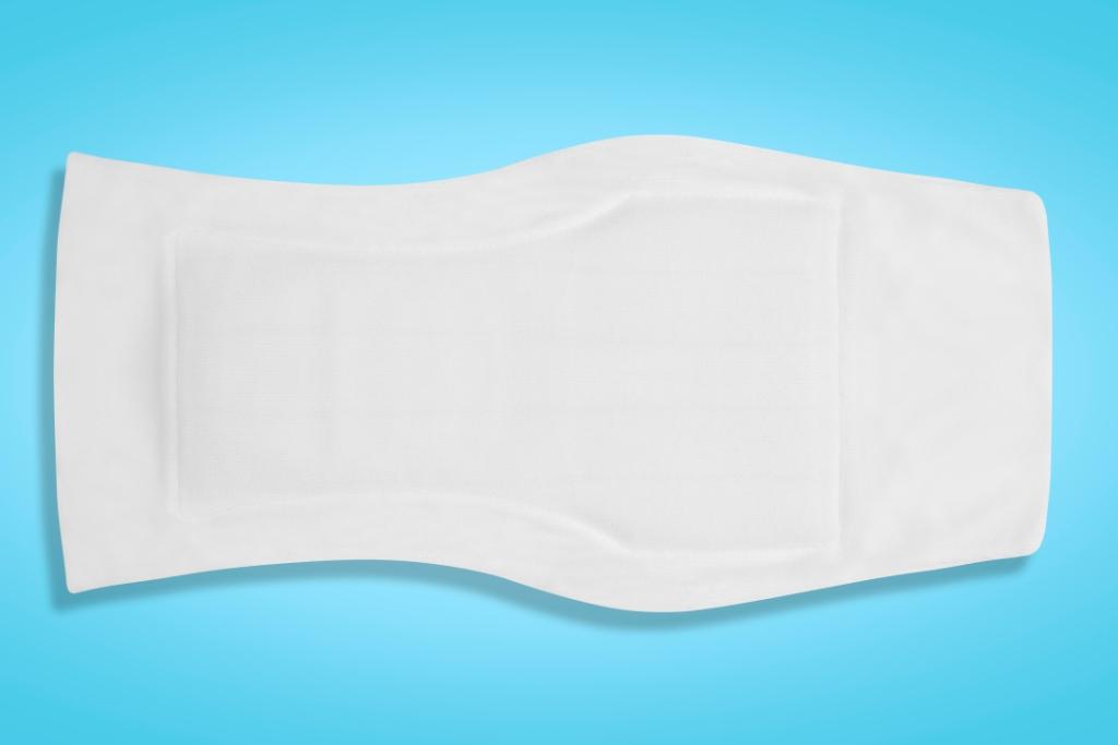 Saugeinlage Klett Herren Front blau